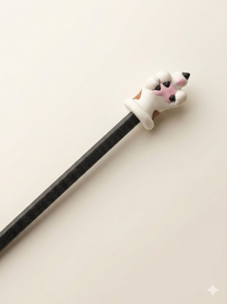 Puntero con pata de gato calicó kawaii impreso en 3D